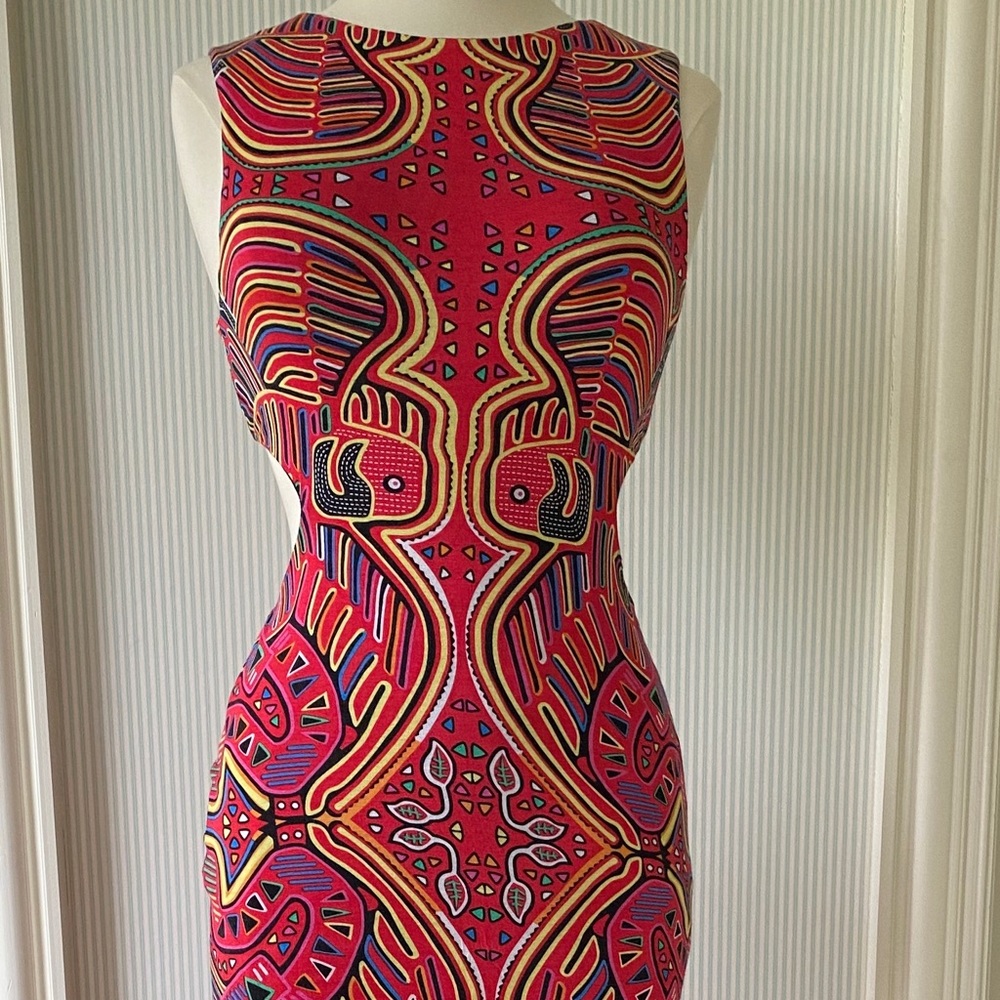 Tribal print dress
